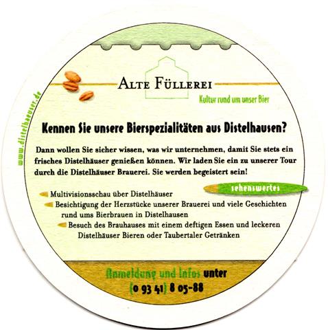 tauberbischofsheim tbb-bw distel grn rund 1b (215-alte fllerei) 